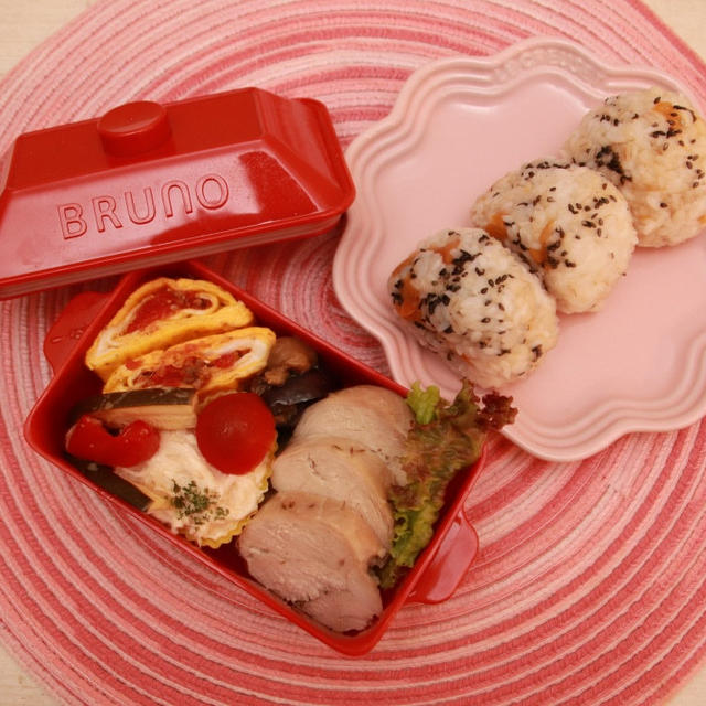 BRUNOお弁当箱で鶏ハム弁当～katespadeのイベントで