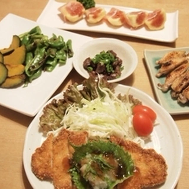 ポン酢ジュレ塩麹とんかつでプチパーティ