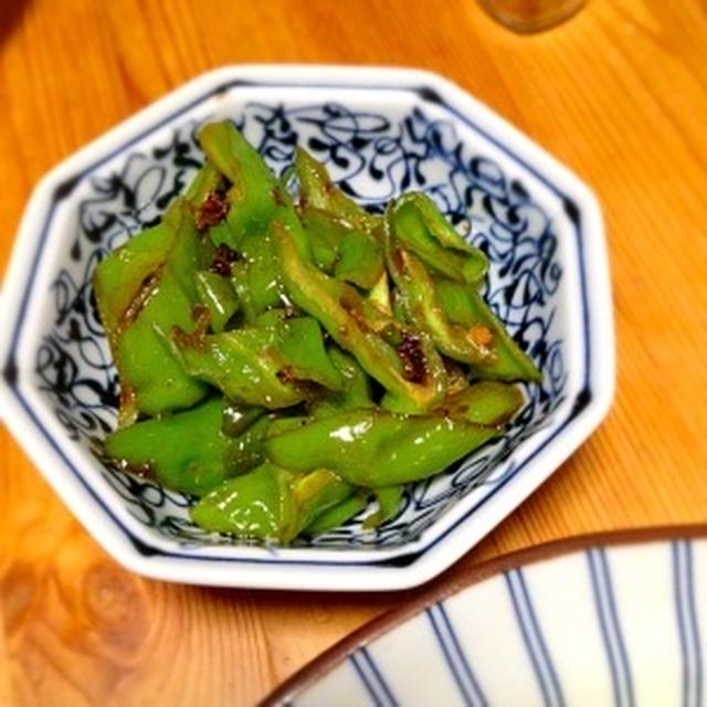 ☆甘唐辛子の醤油炒め山椒風味