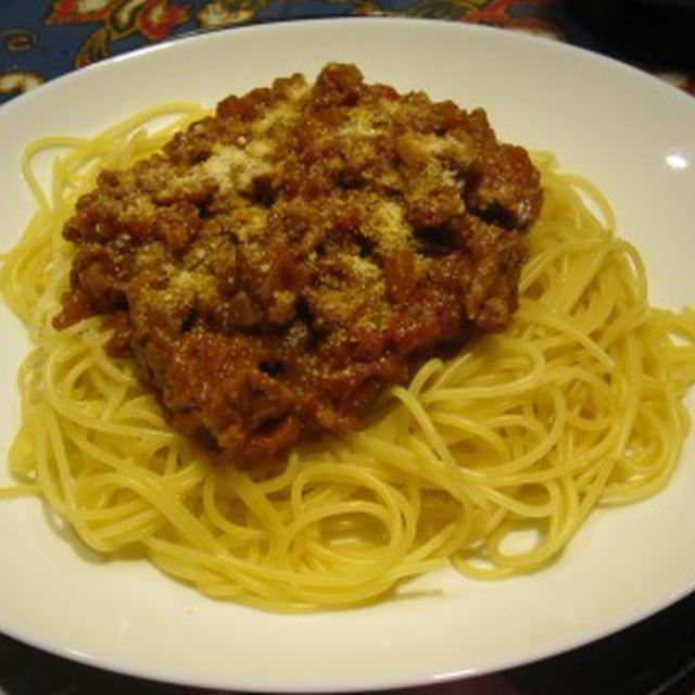 ◇カレーミートソーススパゲティ