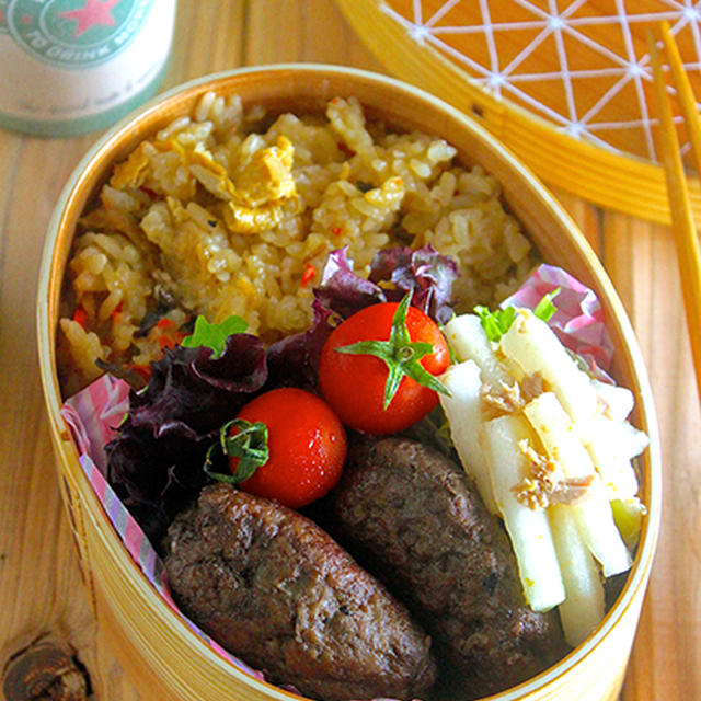 寝坊したってへっちゃら！詰めるだけで完成！『朝ラク♡ハンバーグ弁当』《簡単*節約*作り置き》