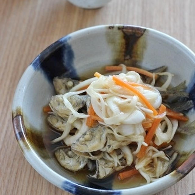 新たまねぎたっぷり！豆鯵の南蛮漬け