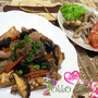 黒ニンニク de 豚肉 と 厚揚げ炒め ☆