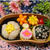 桜フレークと海苔春のお花おにぎり弁当【おにぎり弁当】#平日お昼ご飯はお弁当or外食