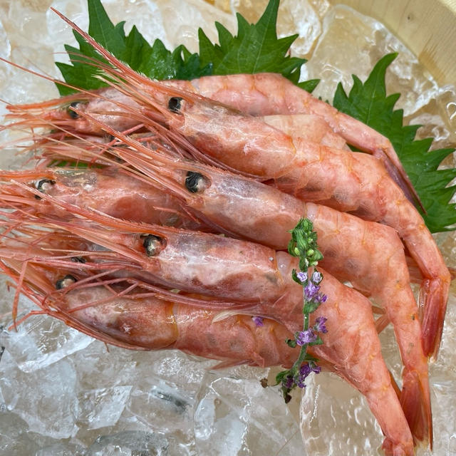 富山の海老食べ比べ