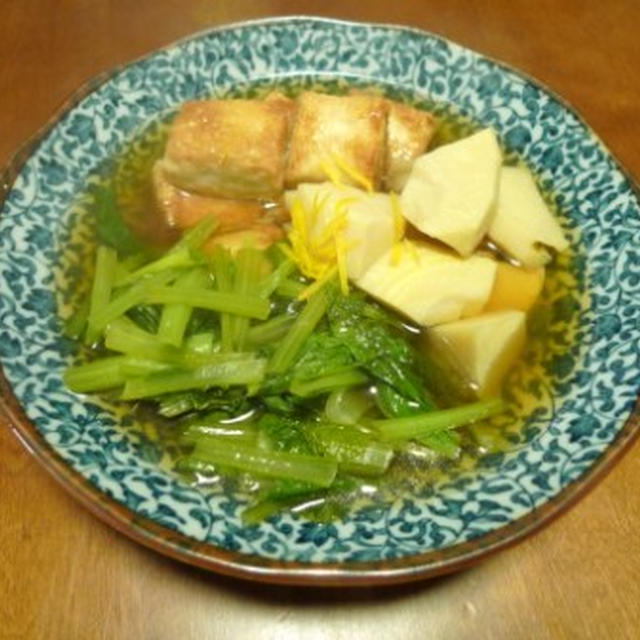 生麩と小松菜 筍の煮物 By Mizunoriさん レシピブログ 料理ブログのレシピ満載
