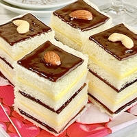 【スライスチョコチーズのミルフィーユサンド】