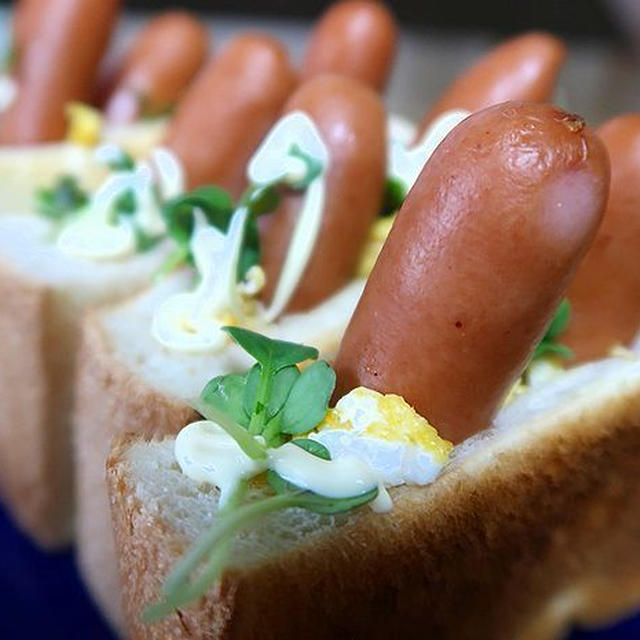 カンタンおつまみレシピ番外編　【シャウエッセンパン】