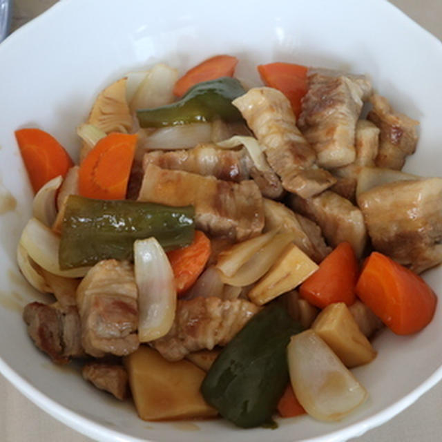 豚肉の甘酢炒め★★★