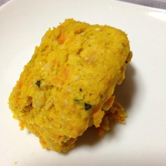 小麦粉不使用！ カボチャと人参の甘酒蒸しパン