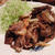 牛肉のガーリックバター焼きとスピード副菜