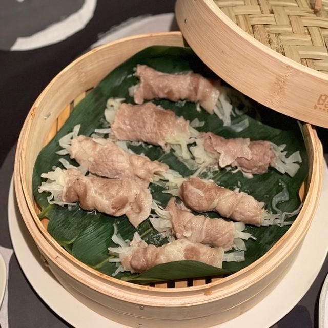 豚肉キャベツロール蒸しとか、中華の夜ごはん
