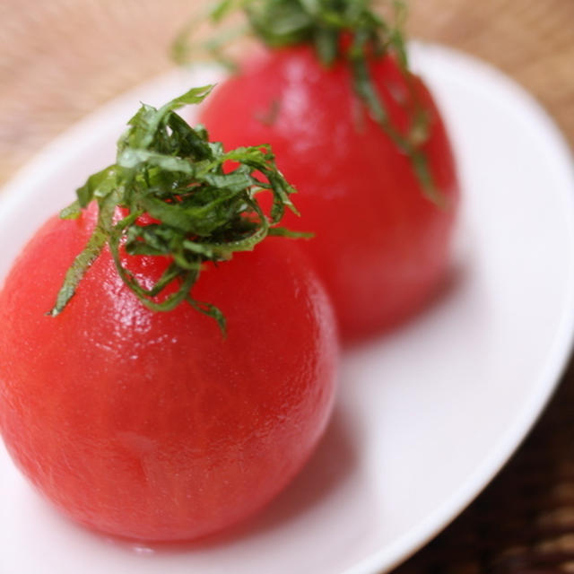 トマトの土佐酢漬け