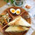 コーヒにあう朝食♬バナナチーズホットサンド
