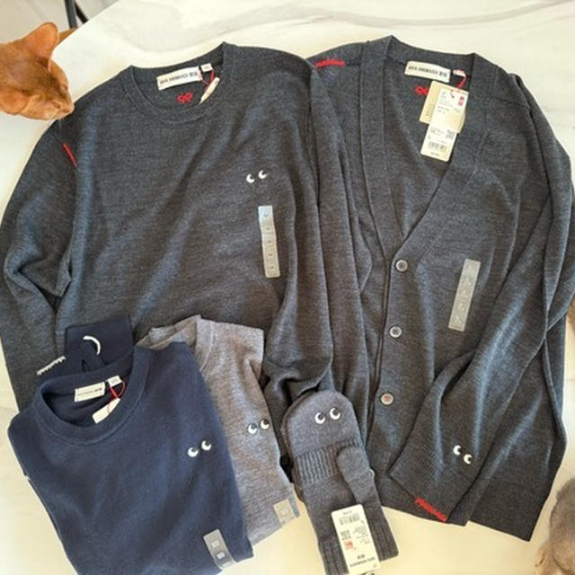 UNIQLO×ANYA HINDMARCHのニットを大人買いしてしまった　kids160サイズが良い♪
