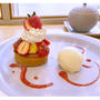 キハチカフェ「苺のタルト バニラアイス添え」5/15までストロベリーフェア開催中♪