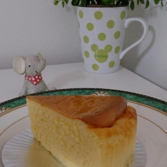 今日も、スフレチーズケーキ！