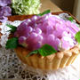 紫陽花のツインクリームタルト♪