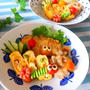 ギョロちゃんシリーズ＊枝豆とプチトマトでイモムシ君