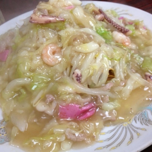 三軒茶屋の來來來で久々に皿うどん(^O^)