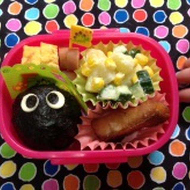 今日の【まっくろくろすけ！？弁当♪】＆ ポーリッシュ法で焼いたフランスパン☆