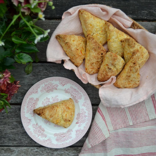 Fresh Tangerine Scones 蜜柑スコーン