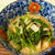 菜の花とウドの辛子酢味噌和え