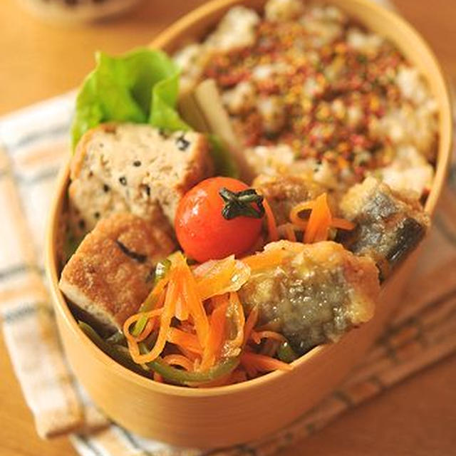 ママ弁「アジ南蛮のお弁当」