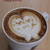 アザラシのデザインカプチーノ*