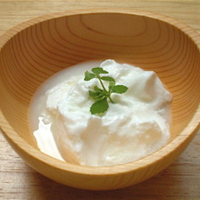 自家製ヨーグルト　　homemade yogurt