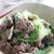 5分で簡単☆牛挽肉とレタスの炒め物