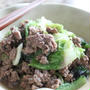 5分で簡単☆牛挽肉とレタスの炒め物