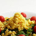 青梗菜と玉子の炒めもの