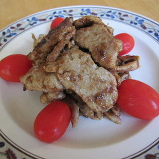 ポークのバルサミックビネガー焼き〜私へのおみやげ