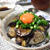 【茄子のマスタード照り焼き丼】#簡単#節約#10分丼