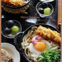 休日の朝昼兼用！の麺カツ☆彡うどん＆蕎麦３日分♪