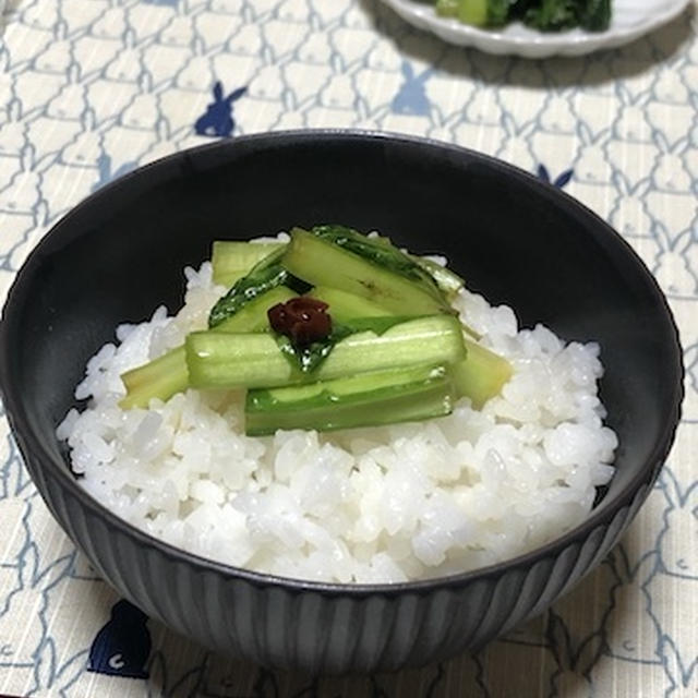 簡単すぎ!美味しすぎ!野沢菜の切り漬け☆ポーションだし