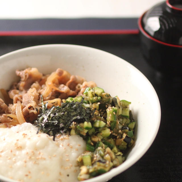 山形だしの三色丼♪　～松屋の期間限定メニュー～