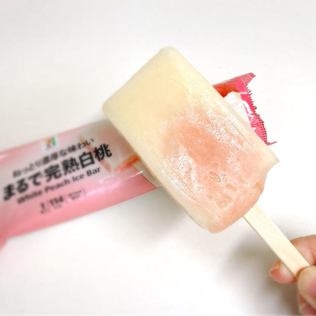【セブンイレブン】桃好きさんにオススメした〜い！ねっとり濃厚♡完熟白桃
