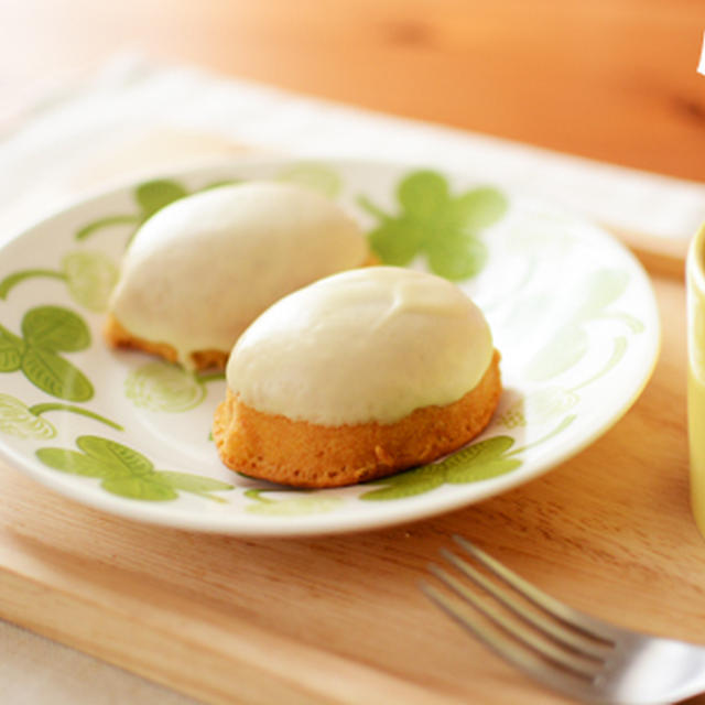 レモンケーキ　ホワイトチョココーティング♪