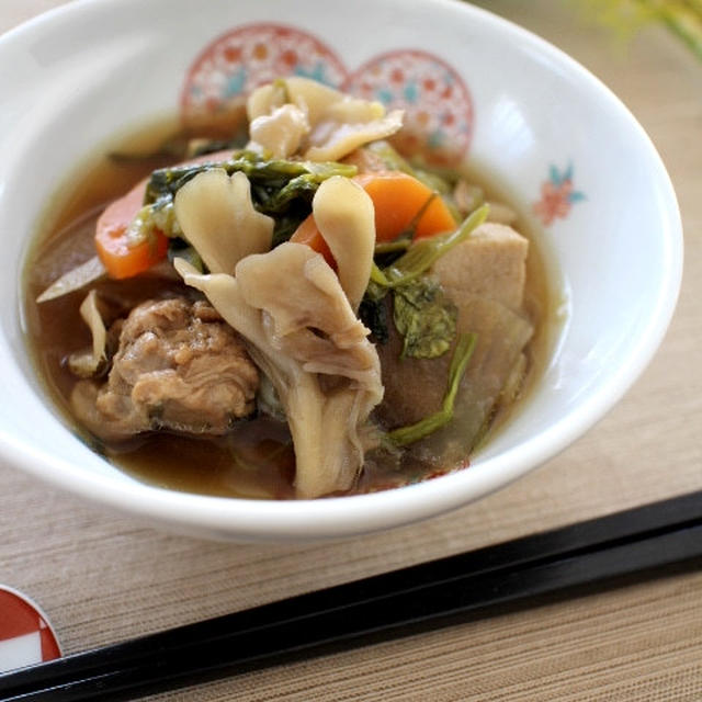 お雑煮におつまみに！ 滋味うま❤ 具だくさん田舎汁