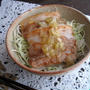 ねぎ塩ダレを使って。 ねぎ塩豚丼