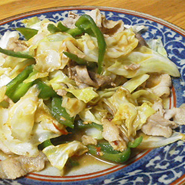 キャベツと豚肉の炒め物