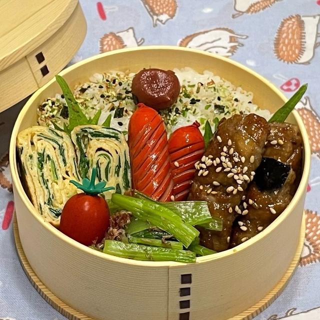 【お弁当】最強で最高のコンビ！！！豚肉と茄子のぽん照り