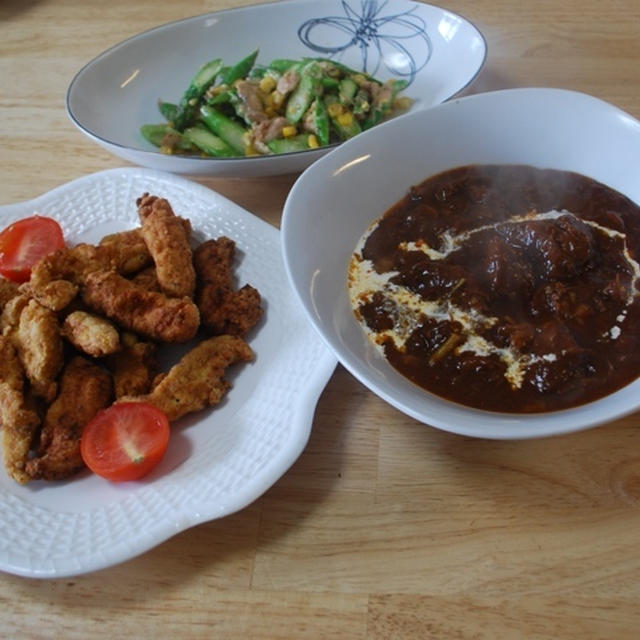 今日のランチはとろとろ牛肉の赤ワイン煮込み！