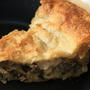 たっぷりキノコのパイ包み　Tarte aux champignons