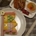 こどもの日ちらし寿司で鯉のぼりプレート＆頂いたハピバプレート by とまとママさん