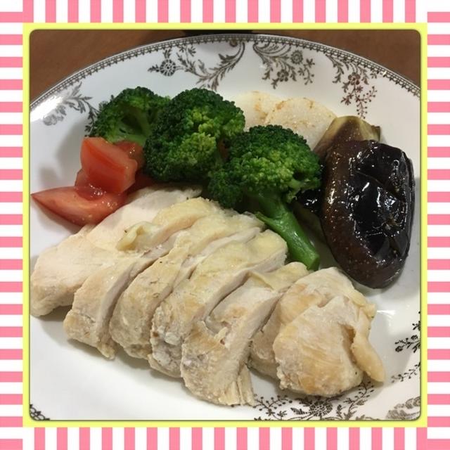 鶏むね肉のヘルシー蒸し煮