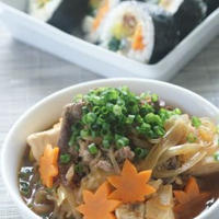 「韓国風肉豆腐」とコリアンな夕食