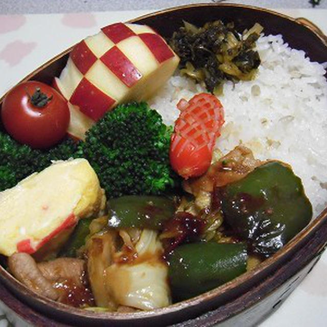 回鍋肉弁当